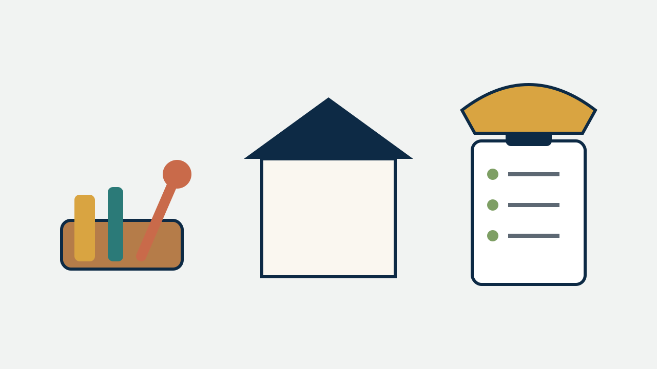 Illustration of a homeowner deciding between DIY and hiring a professional